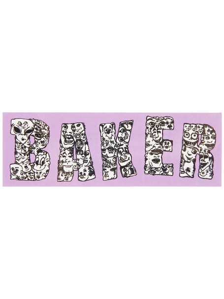 Baker Get Lost Sticker Purple