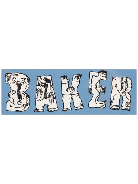 Baker Get Lost Sticker Blue