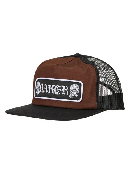 Baker Twin Skulls Trucker Hat