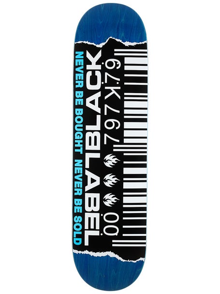 Black Label Barcode Ripped Deck 8.25 x 32.12