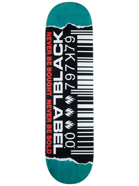 Black Label Barcode Ripped Deck 8.5 x 32.38
