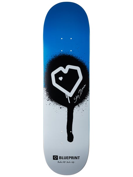 Blueprint Sky x MLSL Blue/White Deck 8.25 x 32