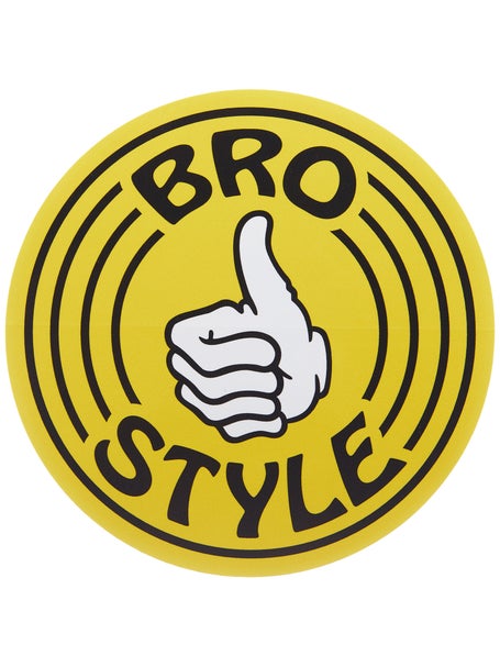 Bro Style Logo 7 Sticker\ ellow