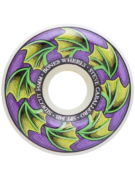 Bones SPF Caballero Bat Wings 84B Sidecut Wheels