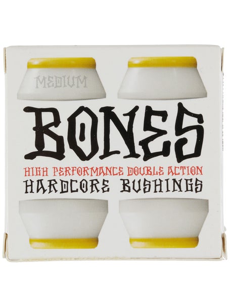 Bones Hardcore Bushings Medium (2 Trucks)  White