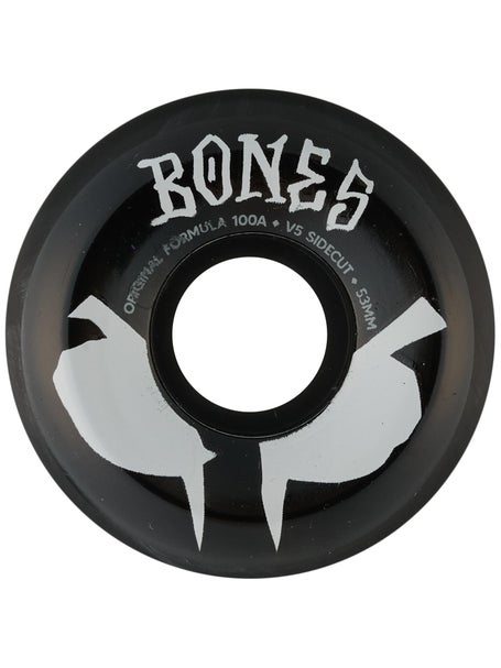 Bones 100s Sidecuts 100a V5 Wheels\Black