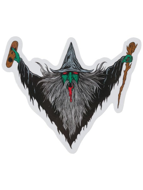 Blood Wizard Flying Wizard Sticker