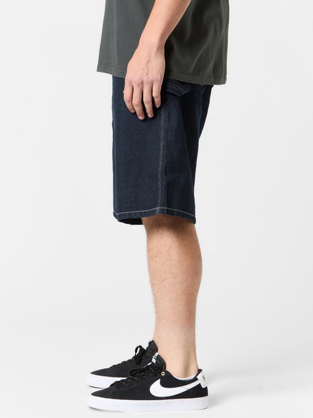 Brixton Builders Carpenter Baggy Shorts\Rinse Denim