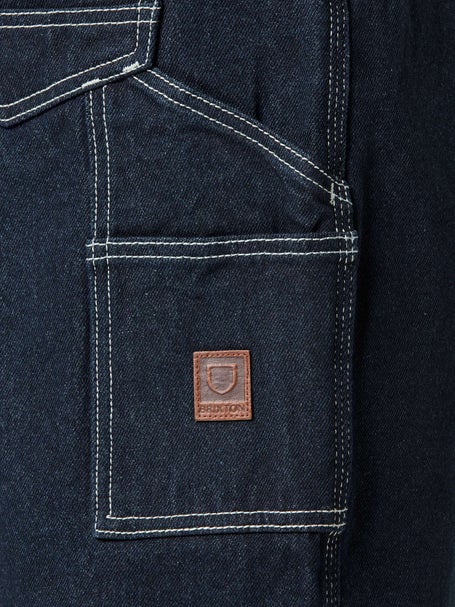 Brixton Builders Carpenter Baggy Shorts\Rinse Denim