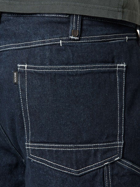 Brixton Builders Carpenter Baggy Shorts\Rinse Denim