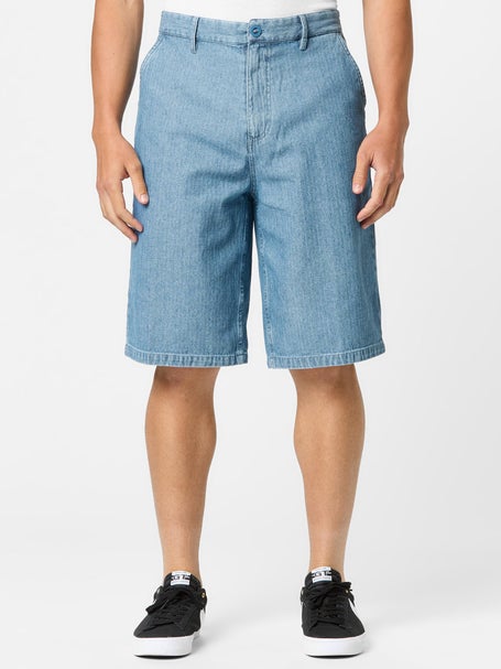 Brixton Choice Chino Baggy Shorts\Denim Herringbone