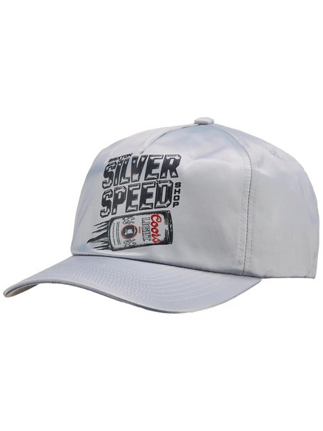 Brixton x Coors Light Silver Speed Snapback Hat\Silver