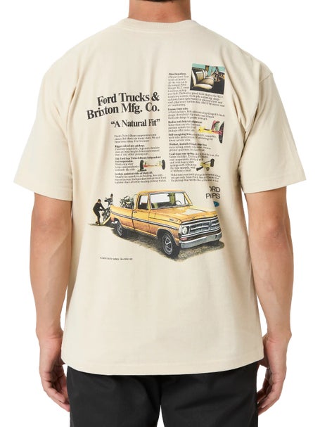 Brixton x Ford 71 Pickup T-Shirt\Wimbledon White