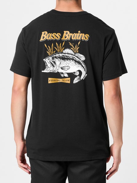 Brixton Bass Brains Fishing Team T-Shirt\Black