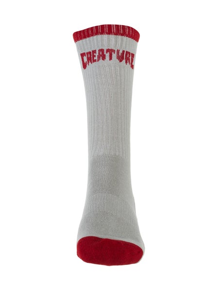 Creature Crash And Burn Socks\Grey