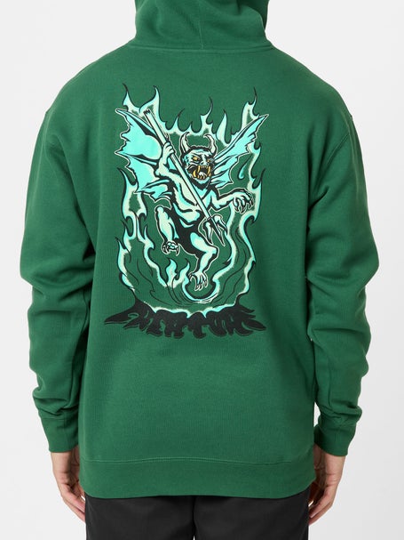 Creature Ghoul Pullover Hoodie\Dk Green