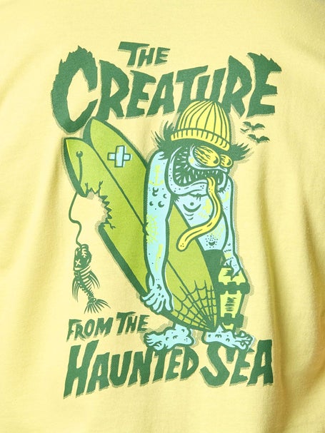 Creature Haunted Sea T-Shirt\Cornsilk