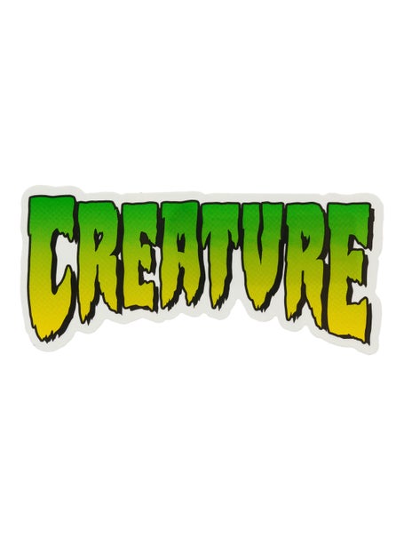 Creature Logo 5.25 Sticker\ reen