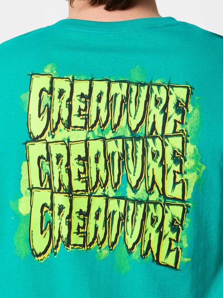Creature Logo Spill T-Shirt\Jade Dome