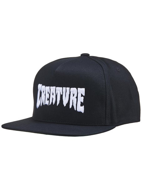 Creature Mono Logo Snapback Hat\Black