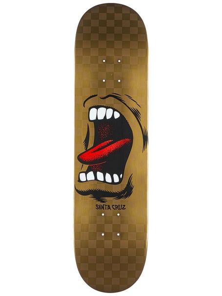 Santa Cruz Screaming Mouth Gold Deck 8.0 x 31.6