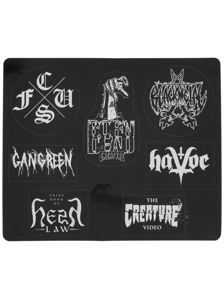 Creature Resurrection XX 9 Sticker Sheet