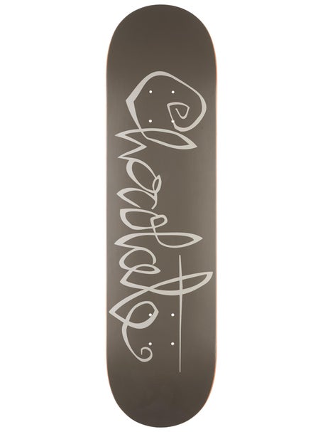 Chocolate Trahan OG Script Deck 8.125 x 31.625