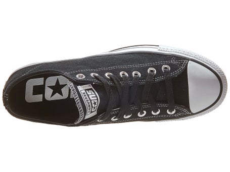 Converse CTAS Pro Shoes Black/Black/White Suede | Skate Warehouse