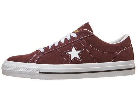 Converse One Star Pro Shoes Bloodstone/White/Black | Skate Warehouse