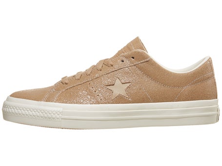 Converse One Star Pro Snake Suede Shoes\Khaki/Egret