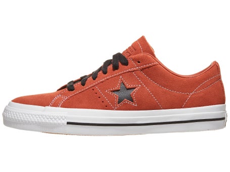 Converse One Star Pro Shoes\Red Terracotta/Black/White