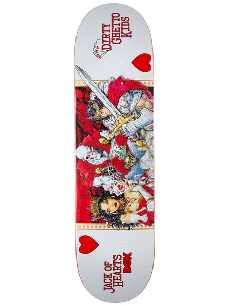DGK Curtin Jack Of Hearts Deck 8.25 x 31.875