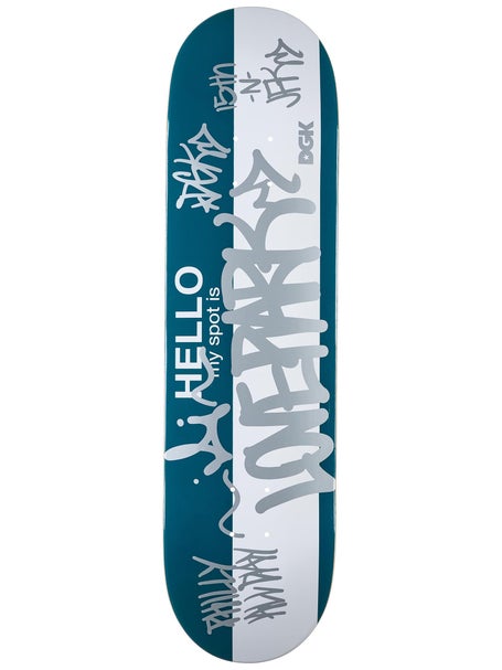 DGK Hello My Spot Is...Love Park Deck 8.25 x 31.875