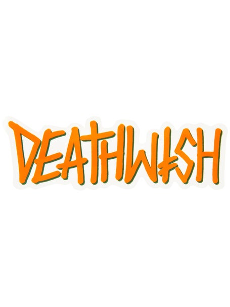 Deathwish Big Deathspray Sticker Orange/Green