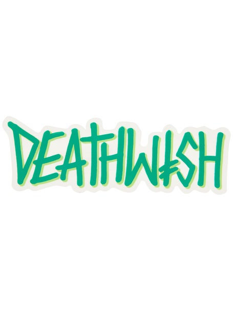 Deathwish Big Deathspray Sticker Teal/Green