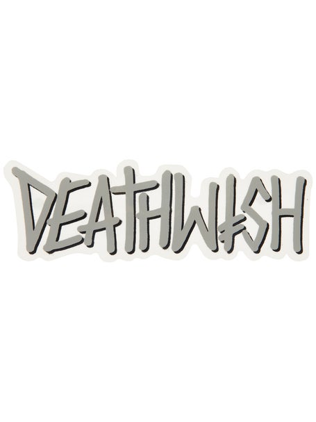 Deathwish Big Deathspray Sticker Silver/Black