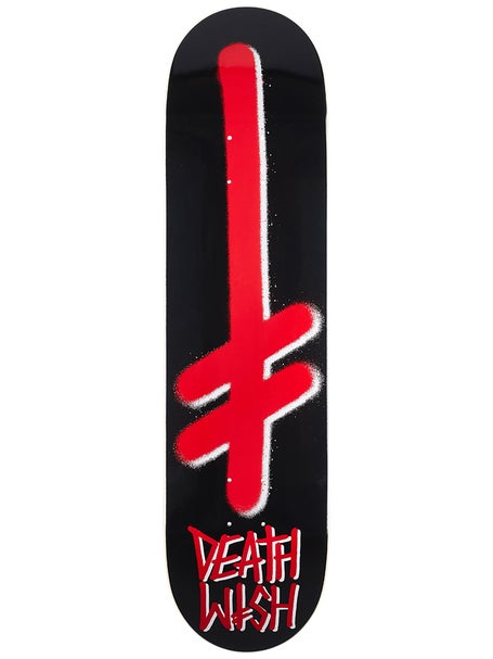 Deathwish Gang Logo Black/Red Deck 8.0 x 31.5