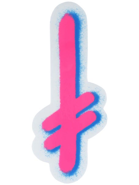 Deathwish Gang Logo 5.5 Sticker Pink/Blue