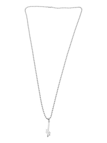 Deathwish Gang Logo Necklace Silver