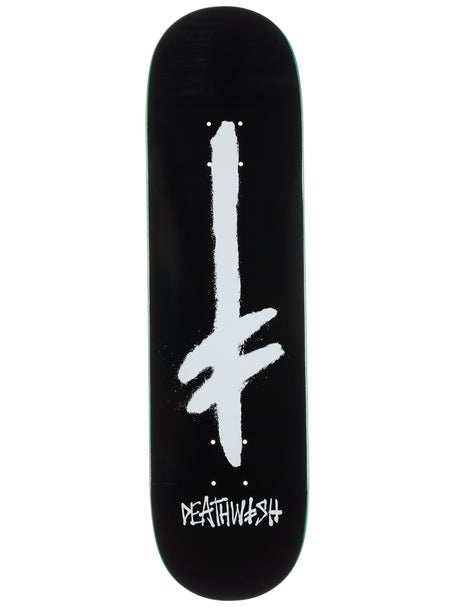 Deathwish Gang Spray Black/White Deck 8.25 x 31.5