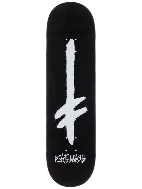 Deathwish Gang Spray Black/White Deck 8.5 x 32