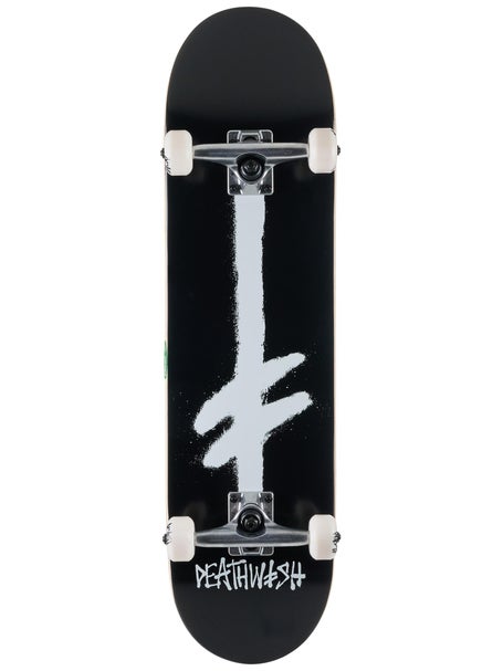 Deathwish Gang Spray Black/White Complete 8.0 x 31.5 