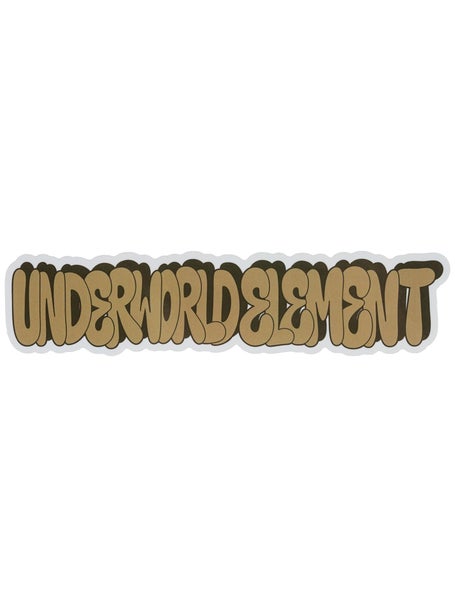 Underworld Element Graffiti Sticker Brown