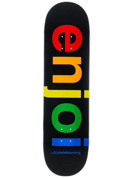 Enjoi Spectrum Black Deck 8.5 x 32.2