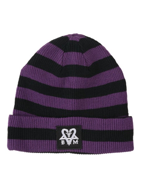 Fallen BAM Striped Beanie\Purple/Black