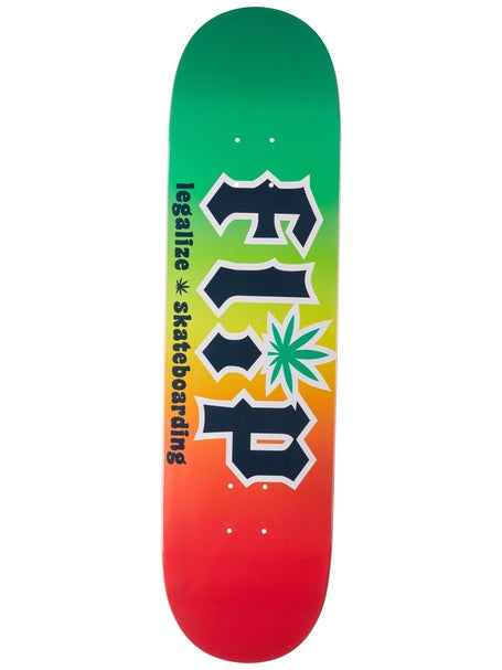 Flip HKD Legalize Rasta Deck 8.25 x 32.31