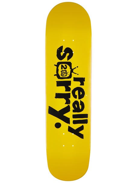 Flip Scribble Logo Yellow Deck 8.25 x 32.13