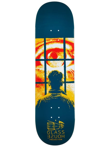 Glass House Eye Witness Blue/Yellow Deck 8.75 x 32.5