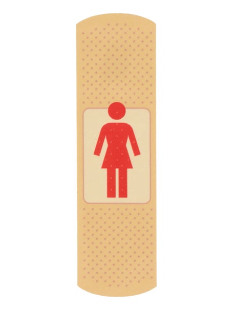 Girl Bandaid Sticker