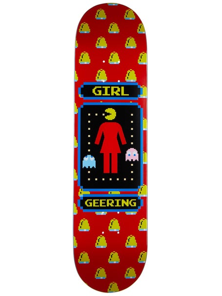 Girl Geering Pac-Man Deck 8.0 x 31.5